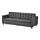 LANDSKRONA - three-seat sofa frame, Grann/Bomstad black, 204x89x78 cm | IKEA Taiwan Online - PE581473_S1