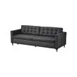 LANDSKRONA - three-seat sofa frame, Grann/Bomstad black | IKEA Taiwan Online - PE581473_S2 
