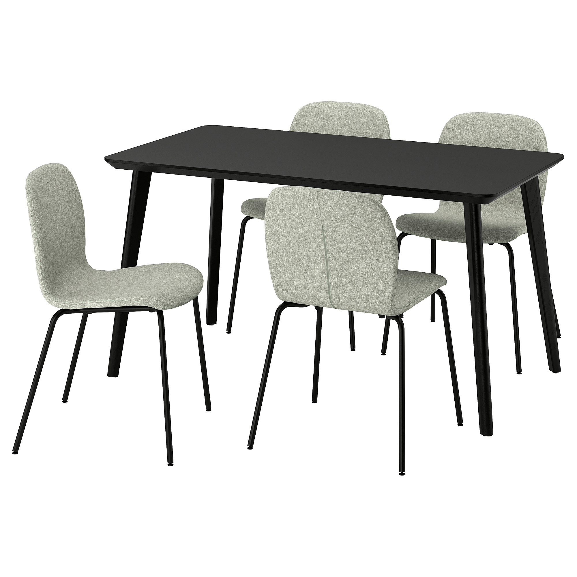 LISABO/KARLPETTER table and 4 chairs