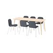 LISABO/KARLPETTER table and 6 chairs