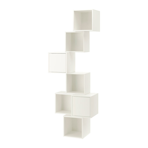 EKET - 上牆式收納櫃組合, 白色 | IKEA 線上購物 - PE692503_S4