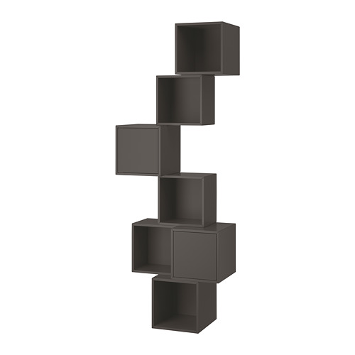 EKET - 上牆式收納櫃組合, 深灰色 | IKEA 線上購物 - PE692505_S4