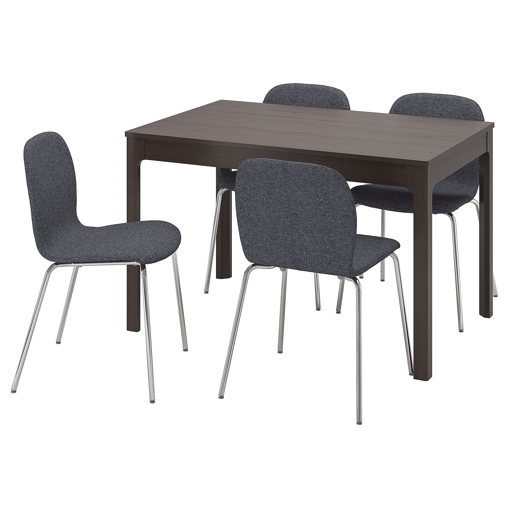 EKEDALEN/KARLPETTER table and 4 chairs