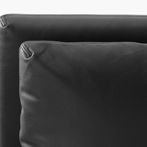 VALLENTUNA - 2-seat modular sofa with sofa-bed, and storage/Murum black | IKEA Taiwan Online - PE691083_S4