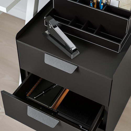 TROTTEN - drawer unit w 3 drawers on castors, anthracite | IKEA Taiwan Online - PE834230_S4