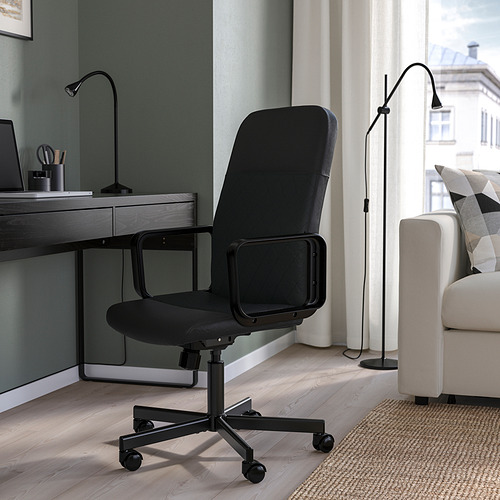 RENBERGET - swivel chair, Bomstad black | IKEA Taiwan Online - PE834276_S4