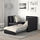 VALLENTUNA - 2-seat modular sofa with sofa-bed, and storage/Murum black | IKEA Taiwan Online - PE691210_S1