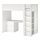 SMÅSTAD - loft bed, white white/with desk with 3 drawers | IKEA Taiwan Online - PE789024_S1