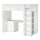 SMÅSTAD - loft bed, white with frame/with desk with 3 drawers | IKEA Taiwan Online - PE789038_S1