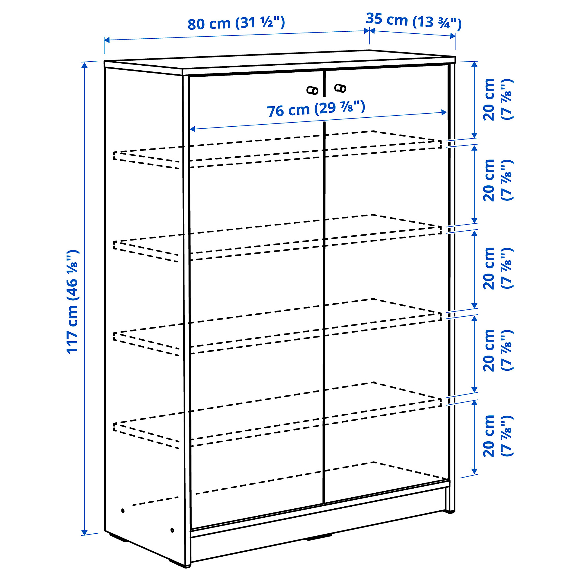 KLEPPSTAD shoe cabinet/storage