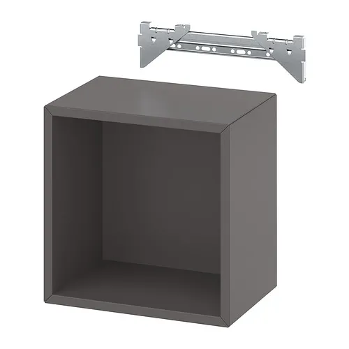 EKET - wall-mounted shelving unit, dark grey, 35x25x35 cm | IKEA Taiwan Online - PE944104_S4