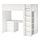 SMÅSTAD - loft bed, white white/with desk with 4 drawers | IKEA Taiwan Online - PE789041_S1