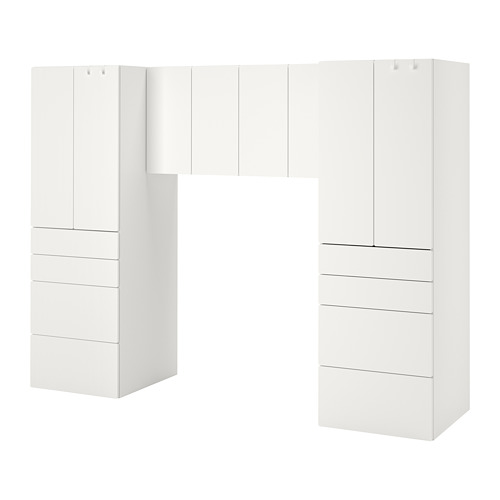 SMÅSTAD/PLATSA - storage combination, white/white, 240x57x181 cm | IKEA Taiwan Online - PE789072_S4