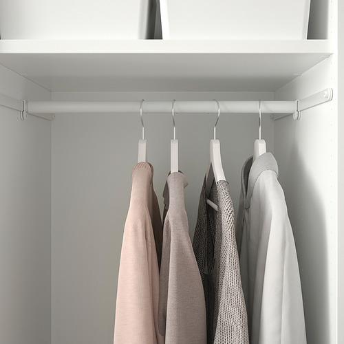 PLATSA - wardrobe with 2 doors, white/Fonnes white | IKEA Taiwan Online - PE834367_S4