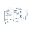 BESTÅ storage combination with drawers