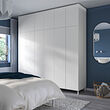 PLATSA wardrobe with 12 doors