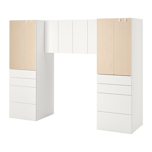 SMÅSTAD - storage combination, white/birch | IKEA Taiwan Online - PE789087_S4