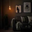 SUNNEBY/MOLNART pendant lamp with light bulb