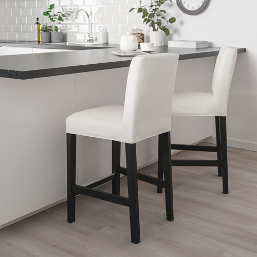 BERGMUND bar stool with backrest