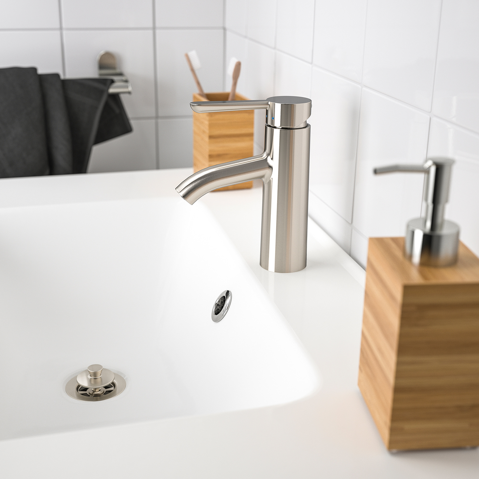 DALSKÄR wash-basin mixer tap with strainer