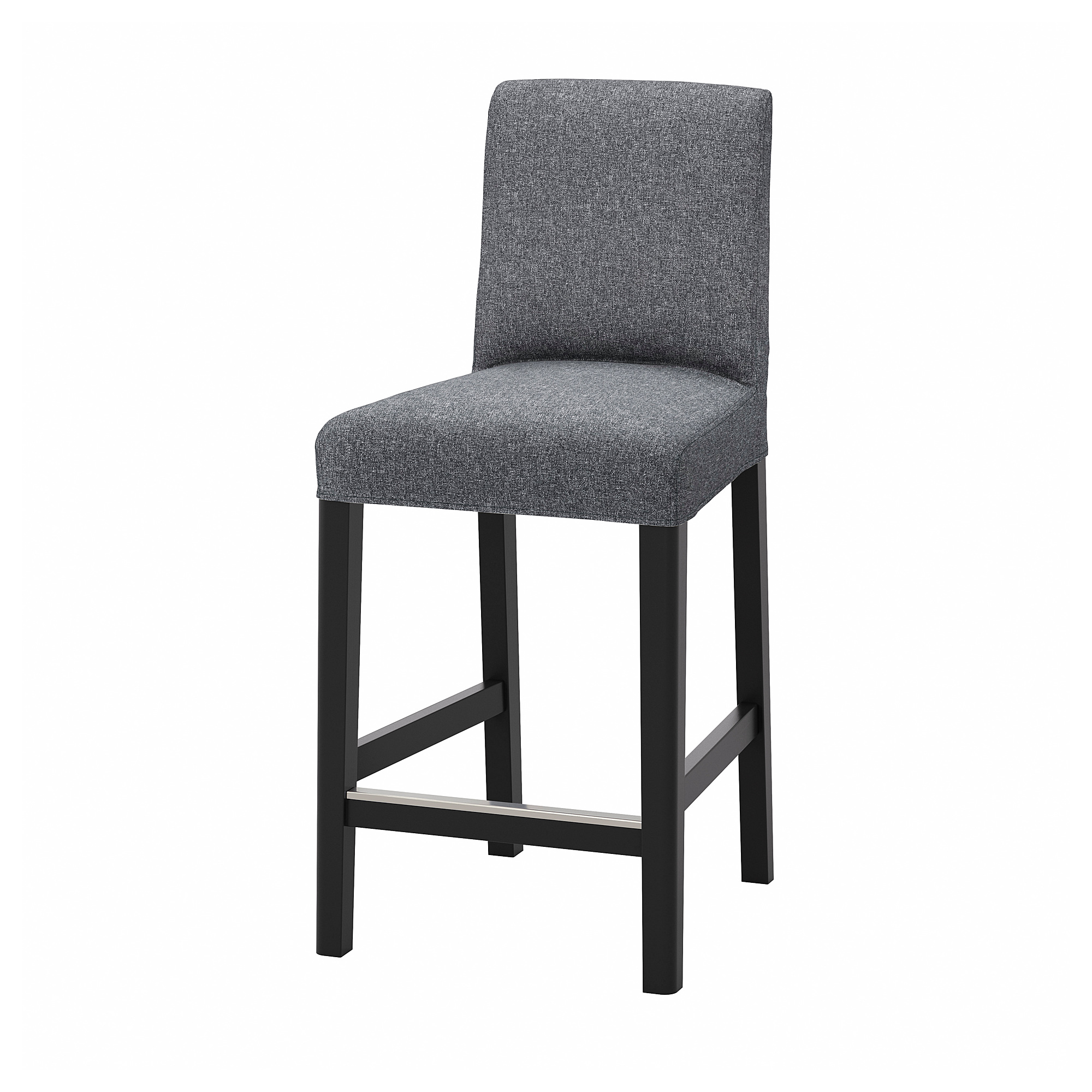 BERGMUND bar stool with backrest