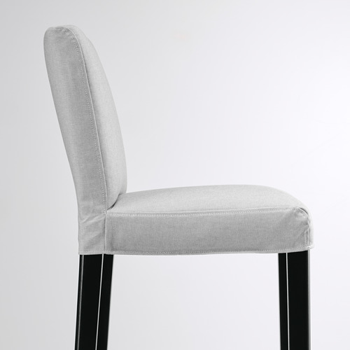 BERGMUND bar stool with backrest