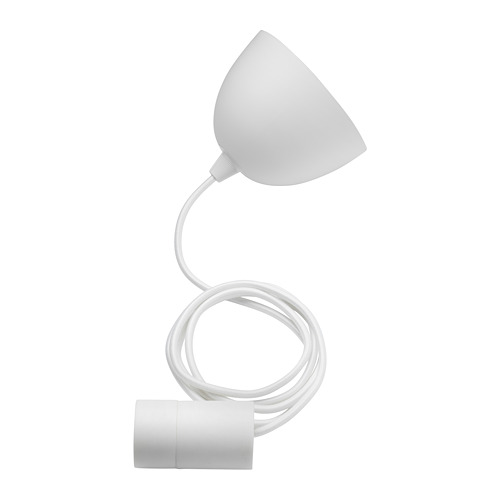 SUNNEBY - cord set, white textile, 1.8 m | IKEA Taiwan Online - PE692831_S4
