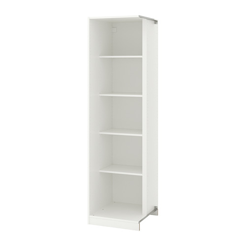 PAX add-on corner unit with 4 shelves