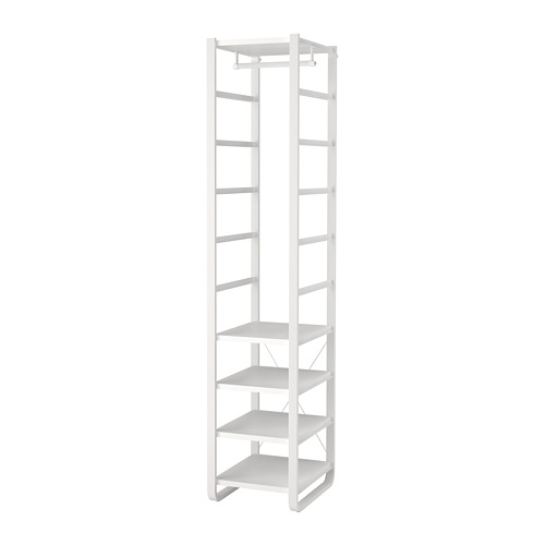 ELVARLI - wardrobe combination, white, 44x55x216 cm | IKEA Taiwan Online - PE692898_S4