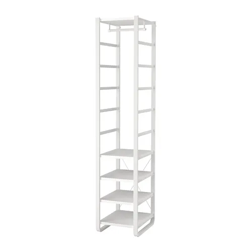 ELVARLI - 衣櫃/衣櫥組合, 白色, 44x55x216 公分 | IKEA 線上購物 - PE692898_S4