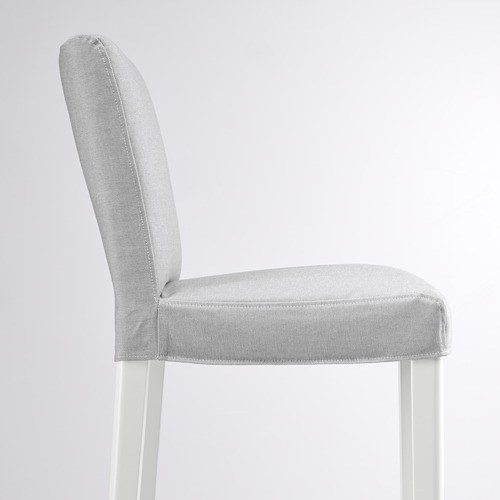 BERGMUND bar stool with backrest