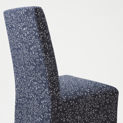 BERGMUND - chair w medium long cover, oak/Ryrane dark blue | IKEA Taiwan Online - PE789319_S4