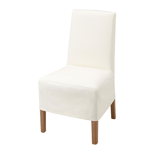 BERGMUND - chair w medium long cover, oak effect/Inseros white | IKEA Taiwan Online - PE789329_S4