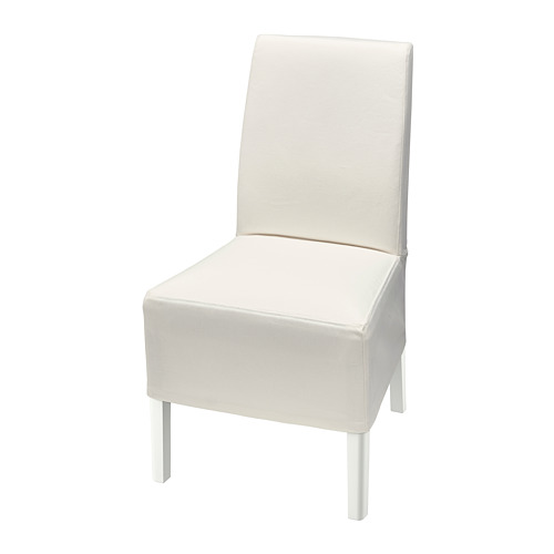 BERGMUND - chair w medium long cover, white/Inseros white | IKEA Taiwan Online - PE789333_S4