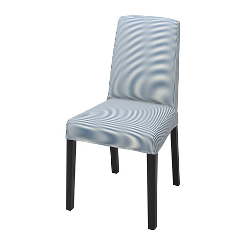 BERGMUND - chair cover, Rommele dark blue/white | IKEA Taiwan Online - PE789362_S4