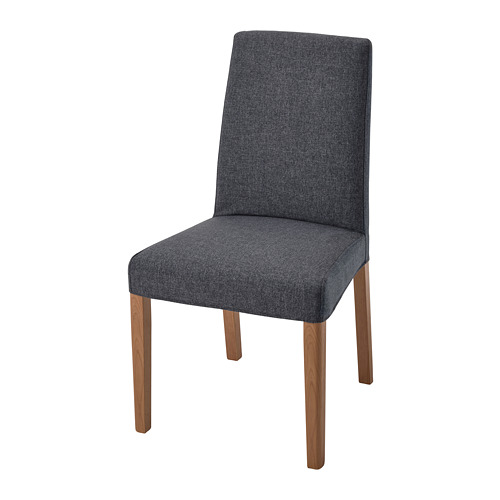 BERGMUND - chair, oak effect/Gunnared medium grey | IKEA Taiwan Online - PE789373_S4