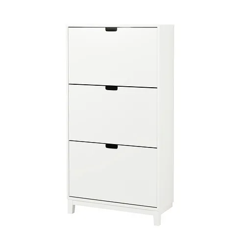 STÄLL - 三格鞋櫃, 白色, 79x29x148 公分 | IKEA 線上購物 - PE875779_S4