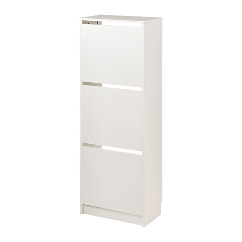 BISSA shoe cabinet with 3 compartments
