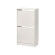 BISSA - shoe cabinet with 2 compartments, white, 49x28x93 cm | IKEA Taiwan Online - PE875786_S2 