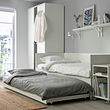 VIHALS day-bed w trundle bed/2 mattresses