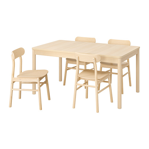 RÖNNINGE/RÖNNINGE table and 4 chairs