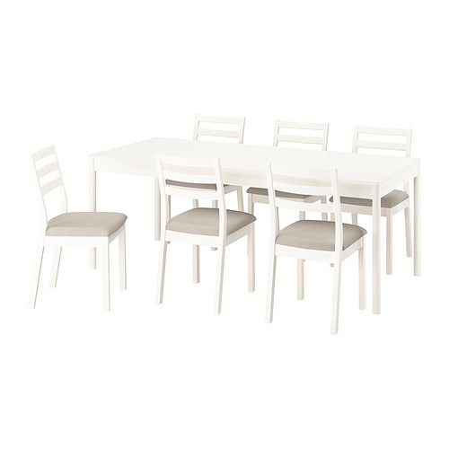TONSTAD/TONSTAD table and 6 chairs
