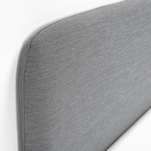 SLATTUM - 雙人軟墊式床框, 淺灰色, 含床底板條 | IKEA 線上購物 - PE735411_S4