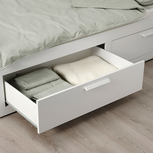 BRIMNES day-bed w 2 drawers/2 mattresses