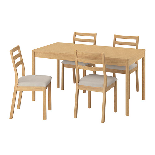 TONSTAD/TONSTAD table and 4 chairs