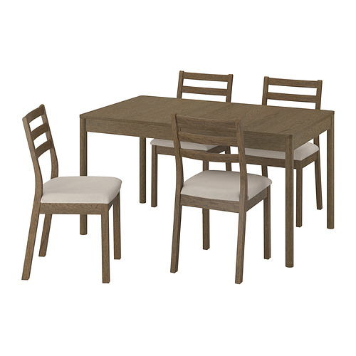 TONSTAD/TONSTAD table and 4 chairs