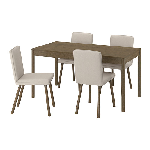 TONSTAD/TONSTAD 餐桌附4張餐椅