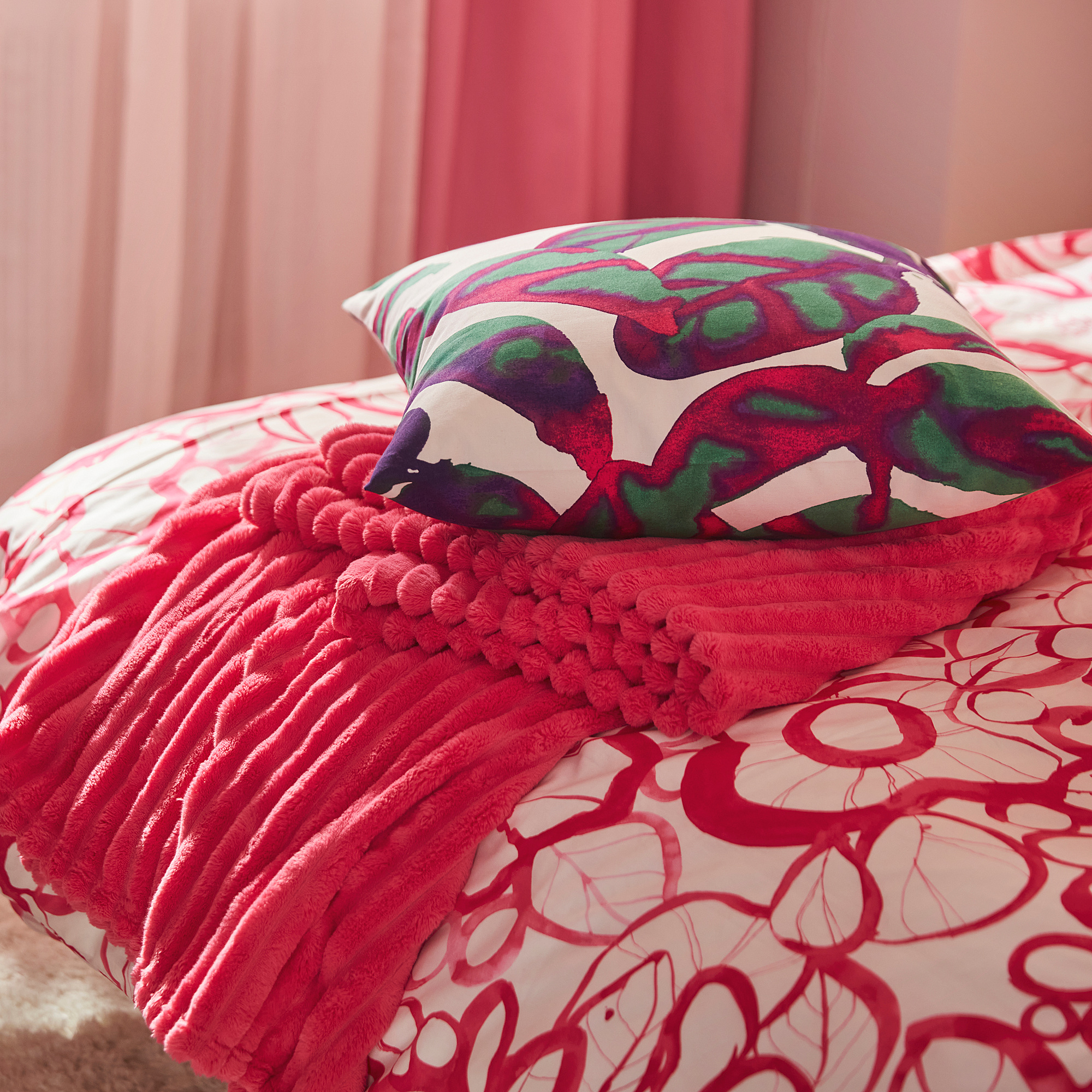 PELARKÖRSBÄR 靠枕套