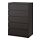 MALM - 抽屜櫃/6抽, 黑棕色 | IKEA 線上購物 - PE693005_S1