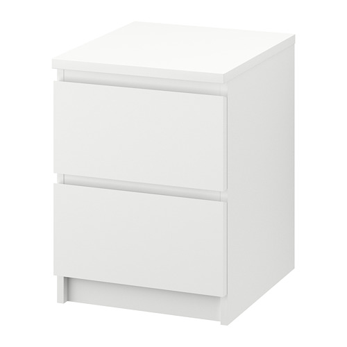 MALM - 抽屜櫃/2抽, 白色 | IKEA 線上購物 - PE693007_S4